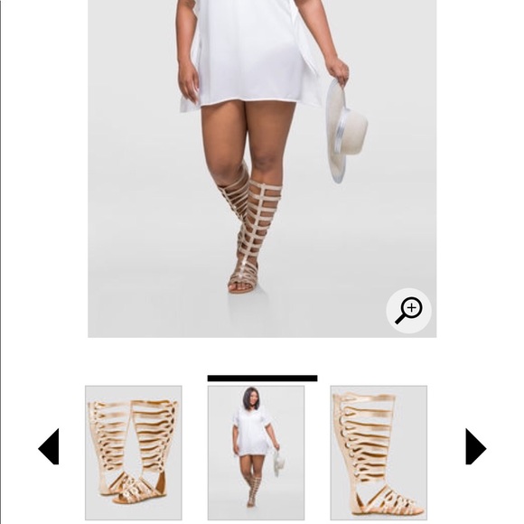 plus size tall gladiator sandals